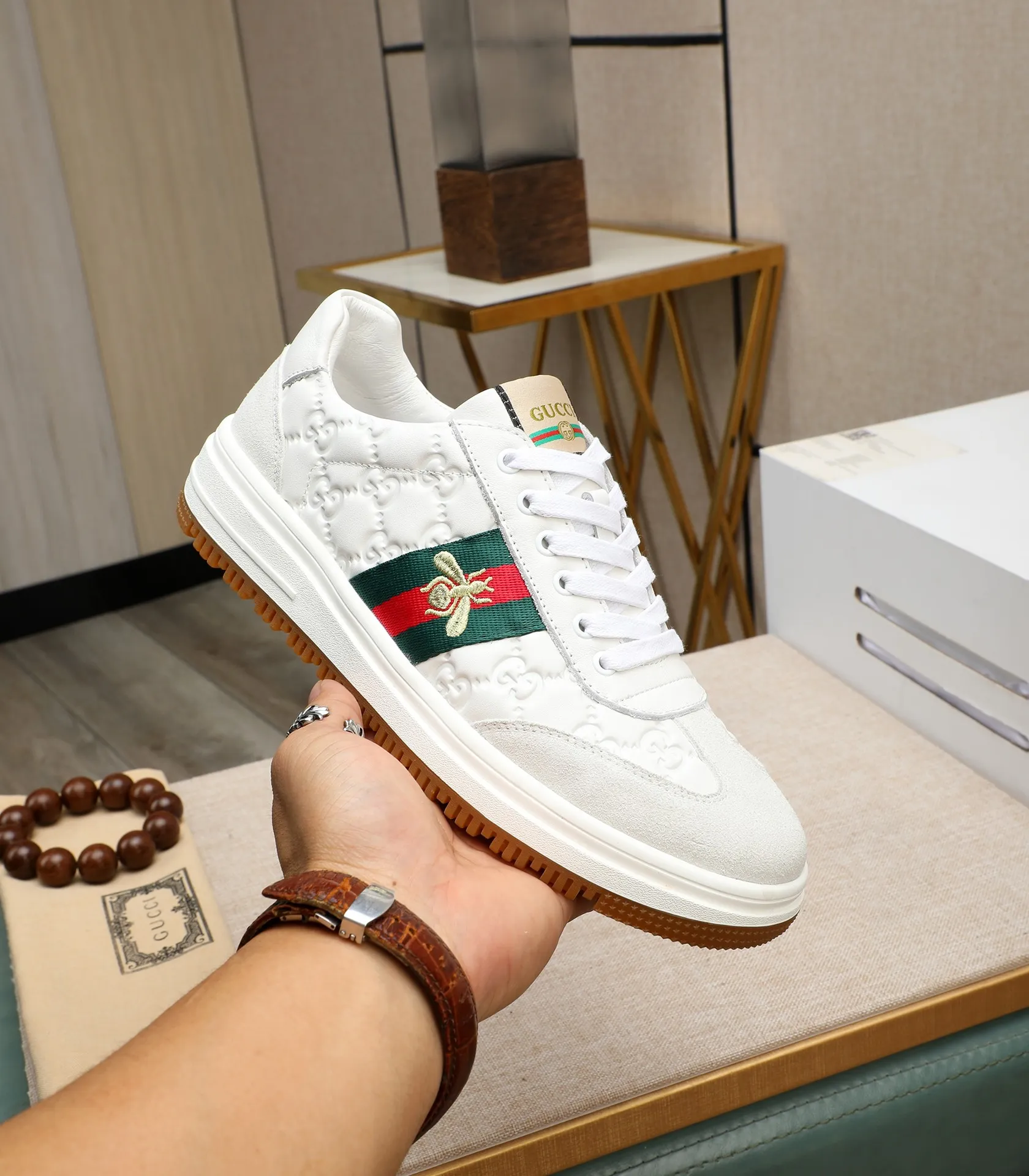 Men's shoes💰440 GUCCI🔍🔍2024 latest spring style On sale at the same time at the counter, original calfskin imported from Italy, genuine leather lining, (high-end, luxury, and class) exquisite workmanship, soles: original soles specially provided by the original factory, ⚠Exclusive double-layer movable molded soles are super comfortable⚠, real photos🎬The real ones are better🔍🔍"High quality·Follow the order" code number 38-44